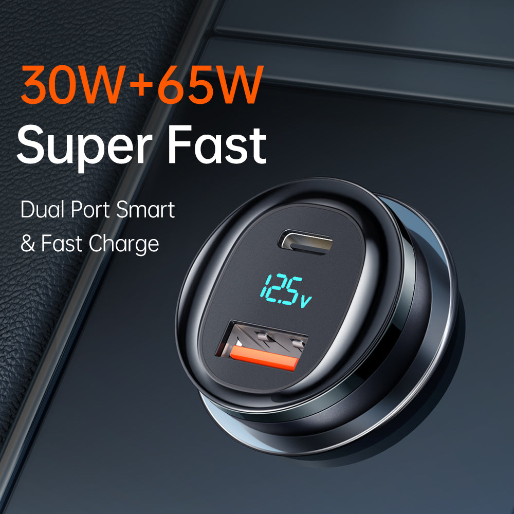 Mcdodo Aurora Series 95W 1A+1C Digital Display PD Car Charger product image