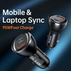 Mcdodo Aurora Series 95W 1A+1C Digital Display PD Car Charger product image