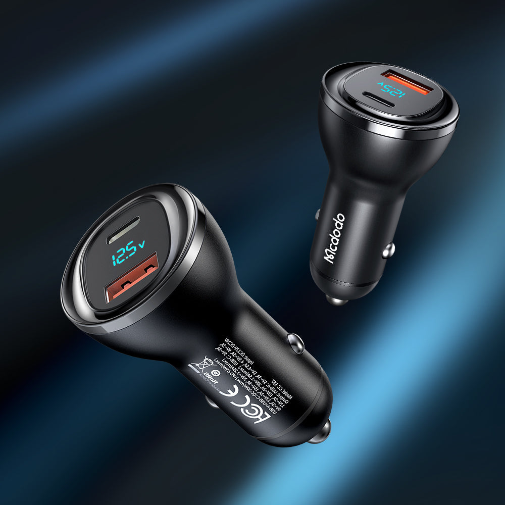 Mcdodo Aurora Series 95W 1A+1C Digital Display PD Car Charger product image