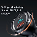 Mcdodo Aurora Series 95W 1A+1C Digital Display PD Car Charger product image