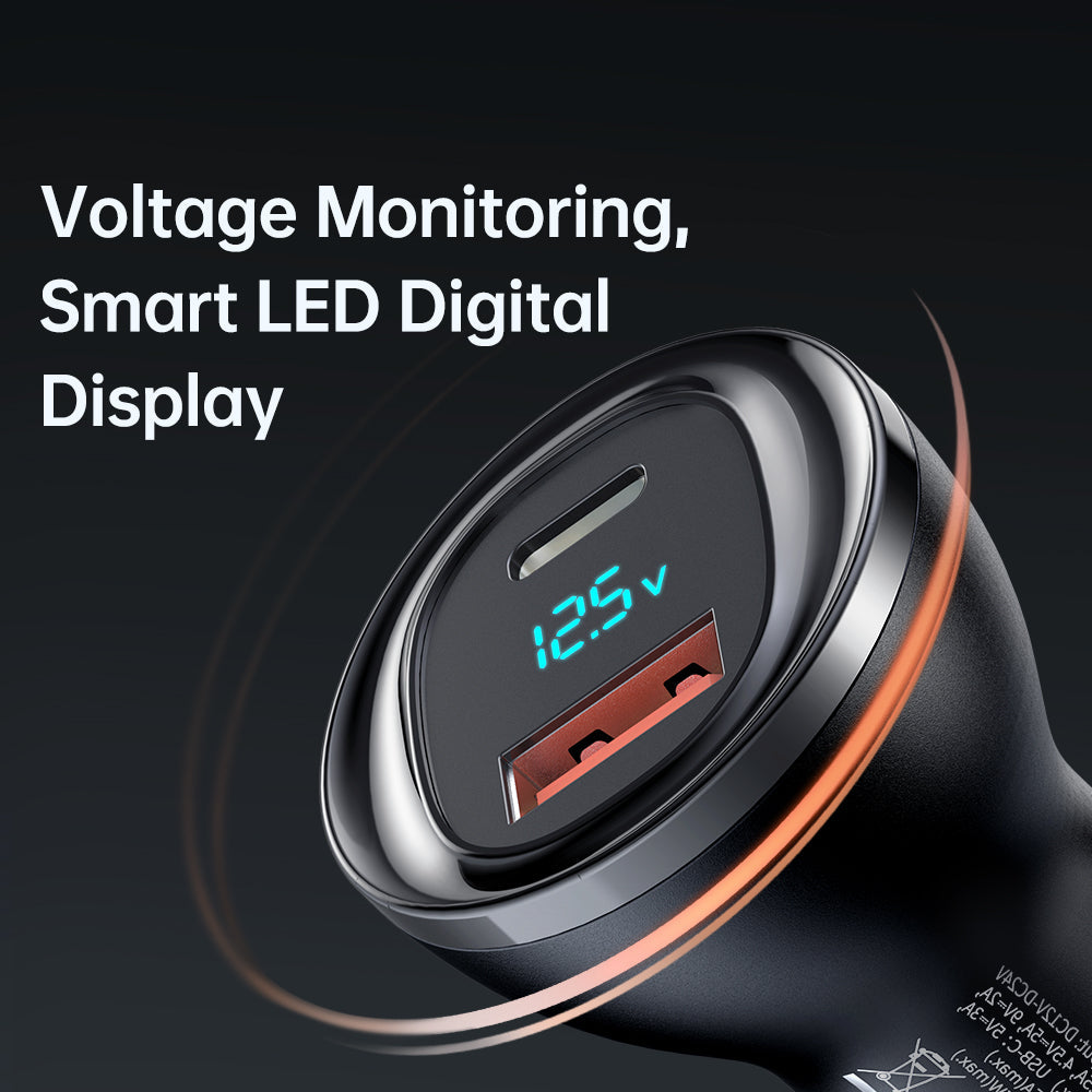 Mcdodo Aurora Series 95W 1A+1C Digital Display PD Car Charger product image