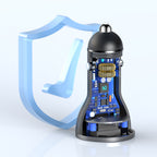 Mcdodo Aurora Series 95W 1A+1C Digital Display PD Car Charger product image