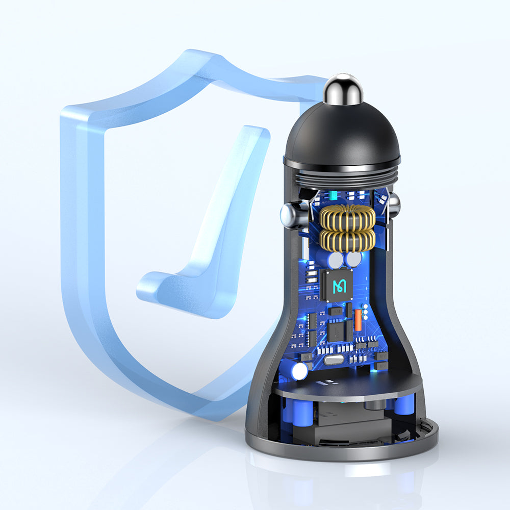 Mcdodo Aurora Series 95W 1A+1C Digital Display PD Car Charger product image
