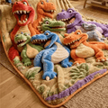 DinoSnug™ 3D Dinosaur Flannel Blanket
