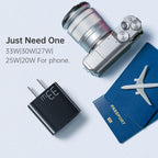 Mcdodo 33W 1C+1A Fast Charger+ 60W C to C Cable product image