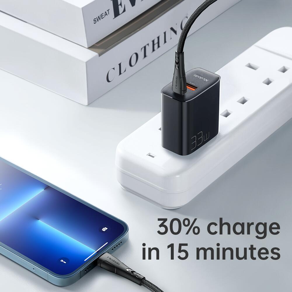 Mcdodo 33W 1C+1A Fast Charger+ 60W C to C Cable product image